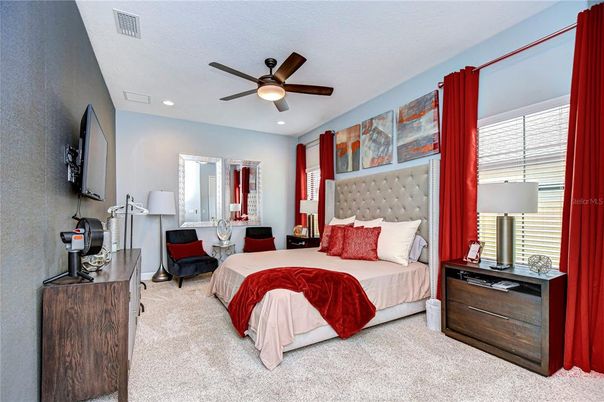 Bedroom, Interior, Recessed Lighting