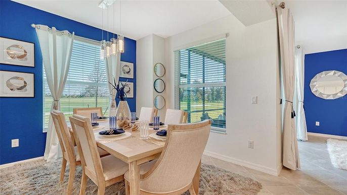 Dining room, Interior, Pendant Lights