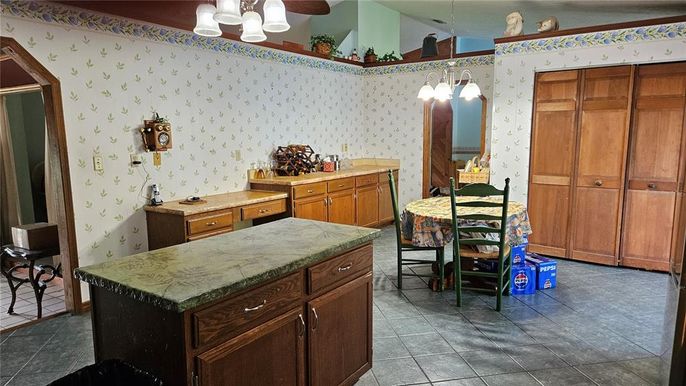 Dining room, Interior, Kitchen, Pendant Lights