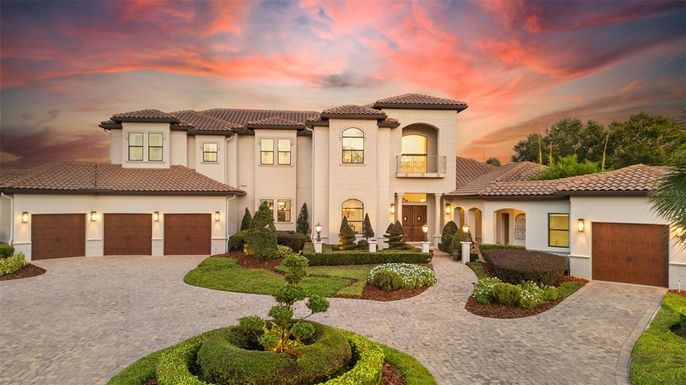 Attached, Backyard, Exterior, Facade, Mediterranean