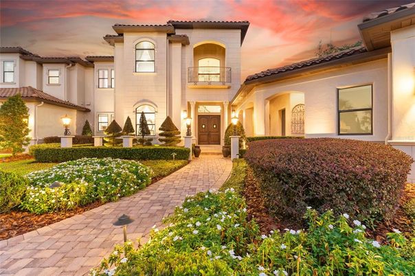 Backyard, Exterior, Facade, Mediterranean