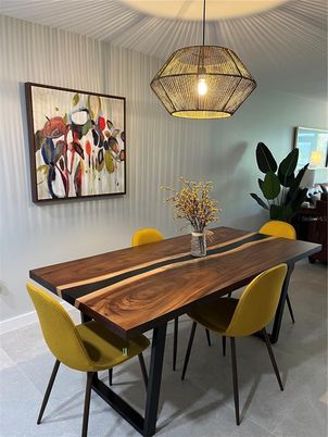 Dining room, Interior, Pendant Lights