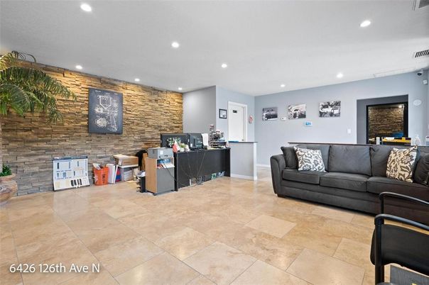 Interior, Recessed Lighting, Stone Walls