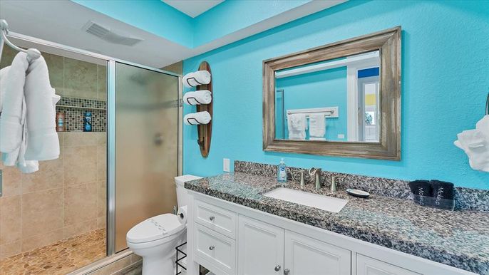 Bathroom, Glass Shower, Interior