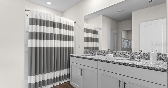 Bathroom, Interior, Recessed Lighting