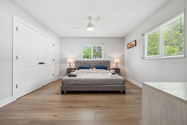 Bedroom, Interior, Wood Texture Flooring