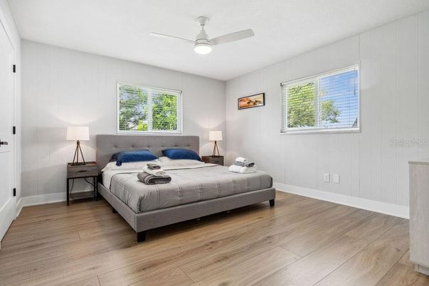 Bedroom, Interior, Wood Texture Flooring