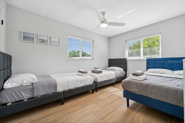 Bedroom, Interior, Wood Texture Flooring