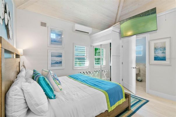 Bedroom, Interior, Wooden Ceilings, Wood Texture Flooring