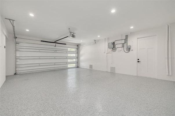 Garage, Interior, Recessed Lighting