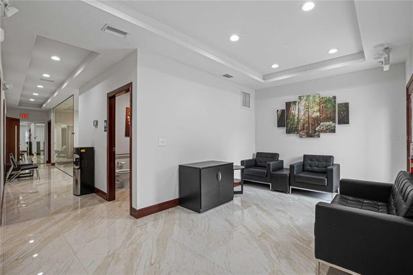 Interior, Marble, Recessed Lighting