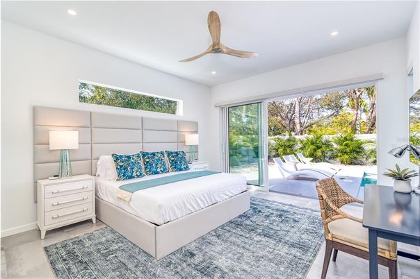 Bedroom, Interior, Recessed Lighting