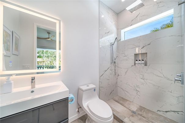 Bathroom, Interior, Marble Walls