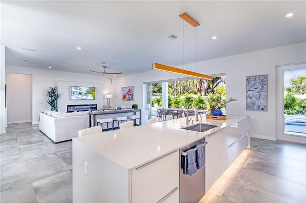 Dining room, Interior, Kitchen, Living room, Pendant Lights, Recessed Lighting