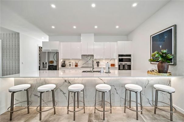 Interior, Kitchen, Recessed Lighting, Stainless Steel Appliances