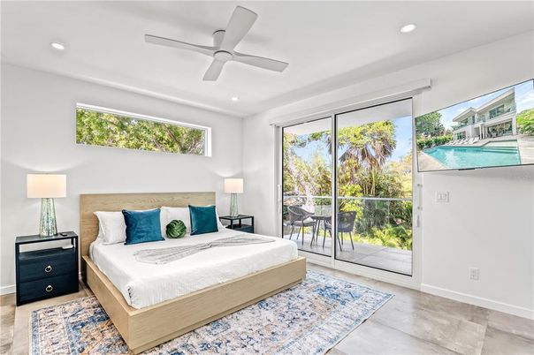 Bedroom, Interior, Recessed Lighting