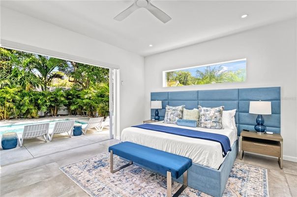 Bedroom, Interior, Recessed Lighting