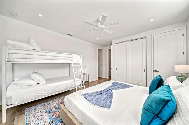Bedroom, Interior, Recessed Lighting