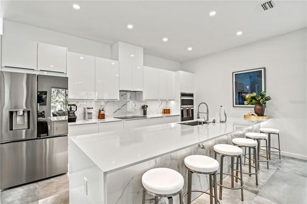 Interior, Kitchen, Recessed Lighting, Stainless Steel Appliances