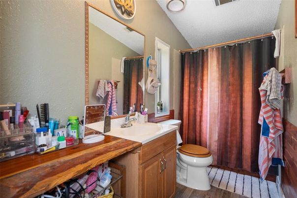 Bathroom, Interior, Wood Texture Flooring