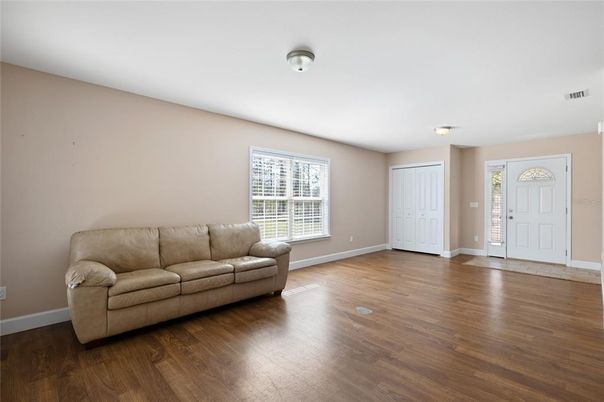Empty room, Interior, Living room, Wood Texture Flooring