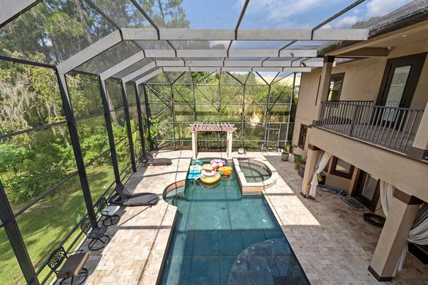 Glass Ceilings, Interior, Pool, Sun Room