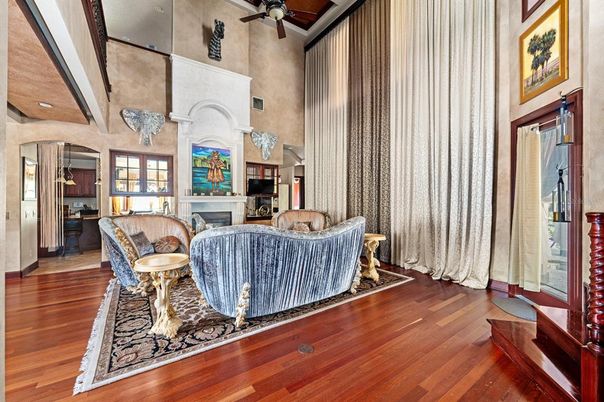 Fireplace, Interior, Living room, Wood Texture Flooring
