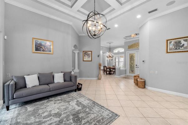Chandelier, Dining room, Interior, Pendant Lights, Recessed Lighting