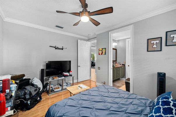 Bedroom, Interior, Wood Texture Flooring