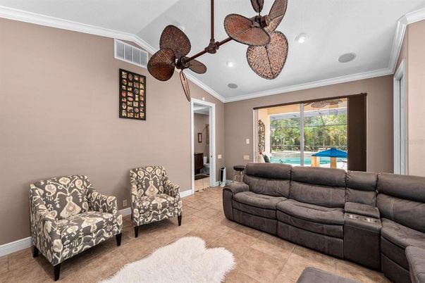 Interior, Living room, Recessed Lighting