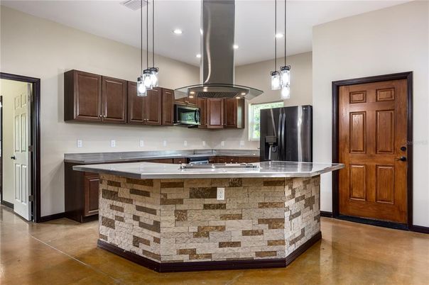 Interior, Kitchen, Pendant Lights, Recessed Lighting