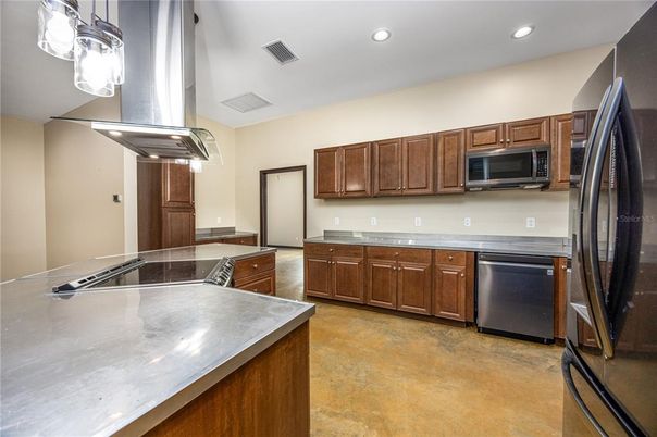 Interior, Kitchen, Recessed Lighting, Stainless Steel Appliances