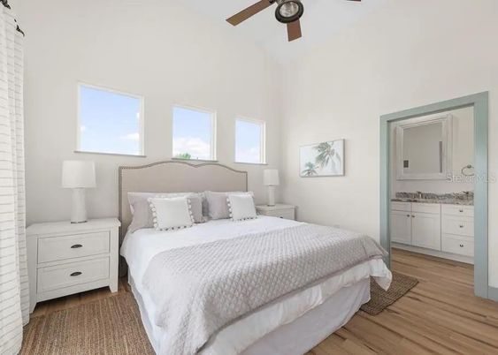Bedroom, Interior, Wood Texture Flooring