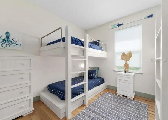 Bedroom, Interior, Wood Texture Flooring