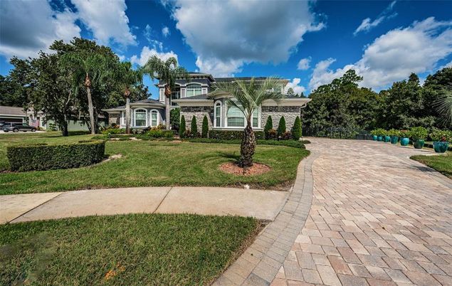 Backyard, Exterior, Facade, Mediterranean