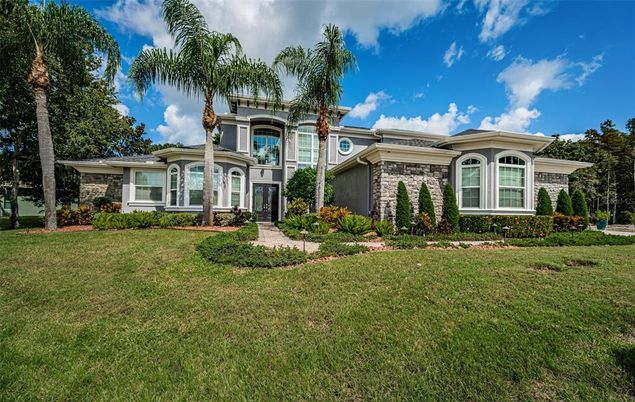 Backyard, Exterior, Facade, Mediterranean