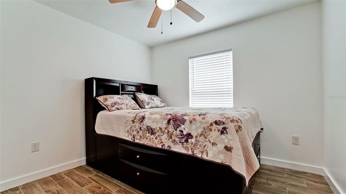 Bedroom, Interior, Wood Texture Flooring