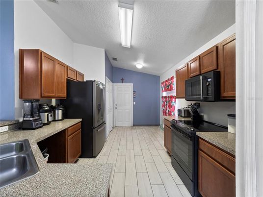 Interior, Kitchen, Wood Texture Flooring