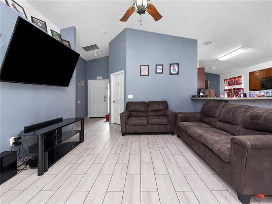 Interior, Kitchen, Living room, Wood Texture Flooring