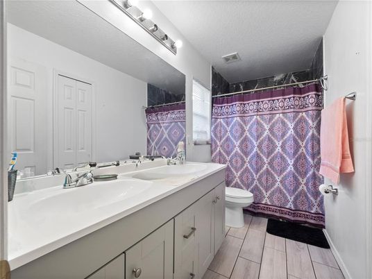 Bathroom, Dual Sink Vanities, Interior, Wood Texture Flooring