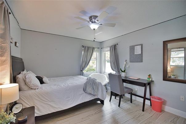 Bedroom, Home Office, Interior, Wood Texture Flooring