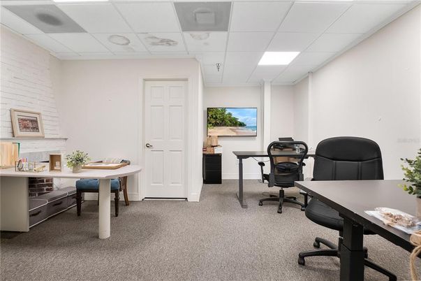 Home Office, Interior, Recessed Lighting