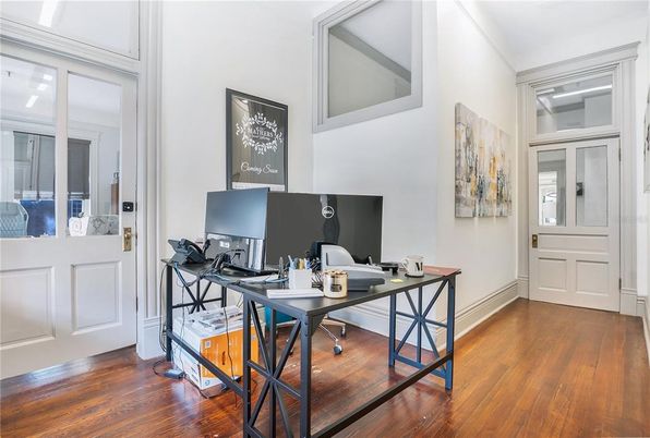 Home Office, Interior, Wood Texture Flooring