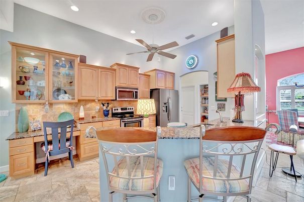 Interior, Kitchen, Recessed Lighting, Stainless Steel Appliances