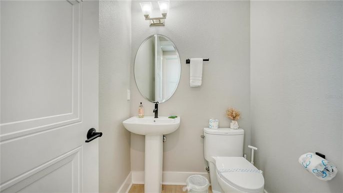 Bathroom, Interior, Wood Texture Flooring