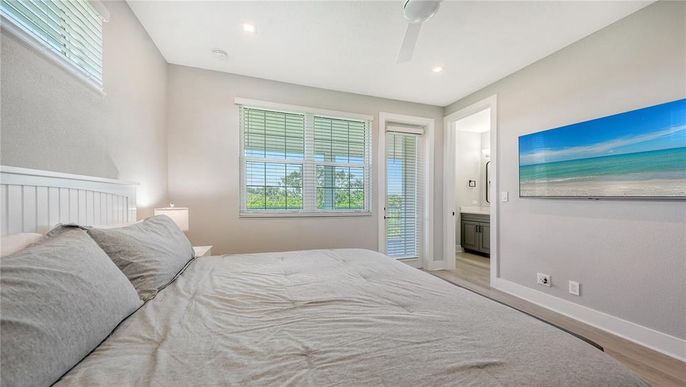 Bedroom, Interior, Recessed Lighting