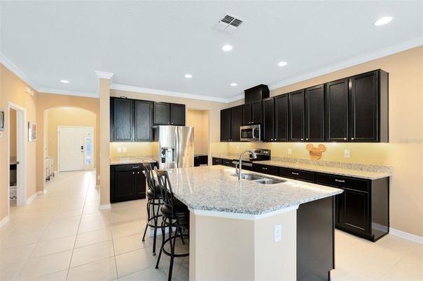 Interior, Kitchen, Recessed Lighting, Stainless Steel Appliances