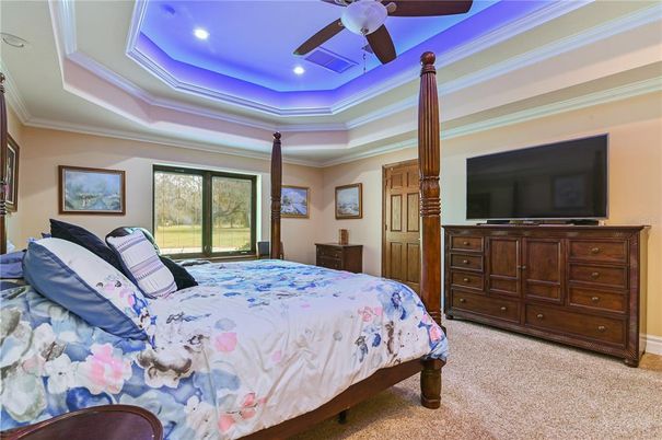 Bedroom, Interior, Recessed Lighting