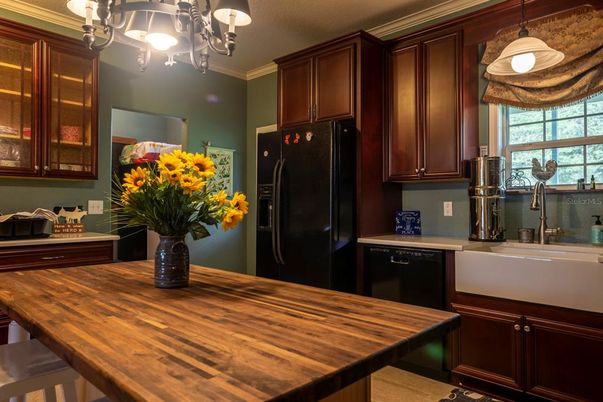 Chandelier, Interior, Kitchen, Pendant Lights