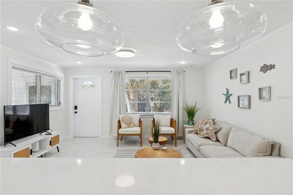 Interior, Living room, Marble, Recessed Lighting